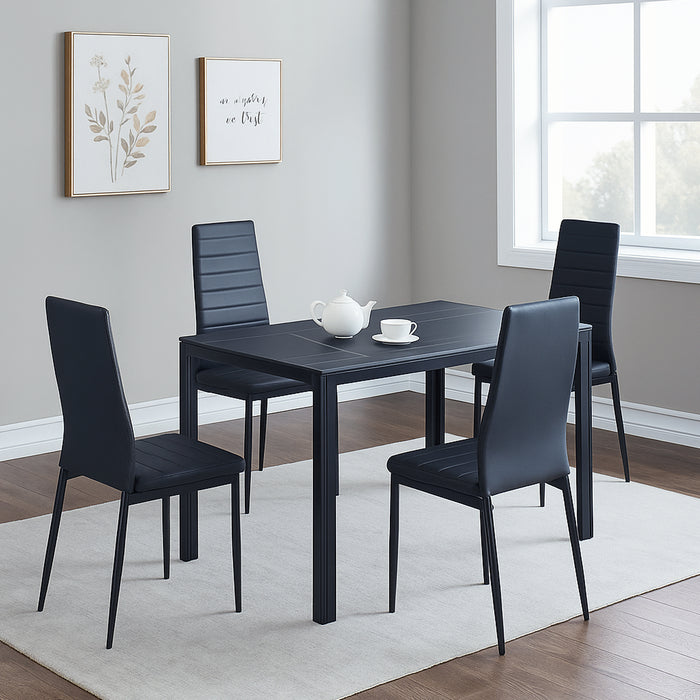 Dining Table Set NT412+NC111 (1+4)