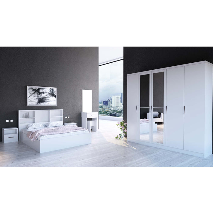 ORC Bedroom Set QUEEN w/5D Wardrobe