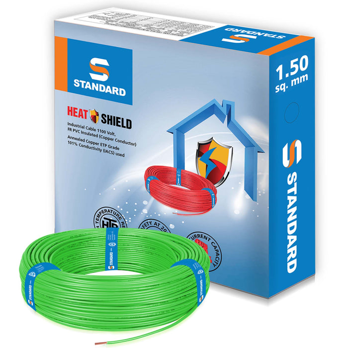 STANDARD WIRE 1.5 MM GREEN100 MTR