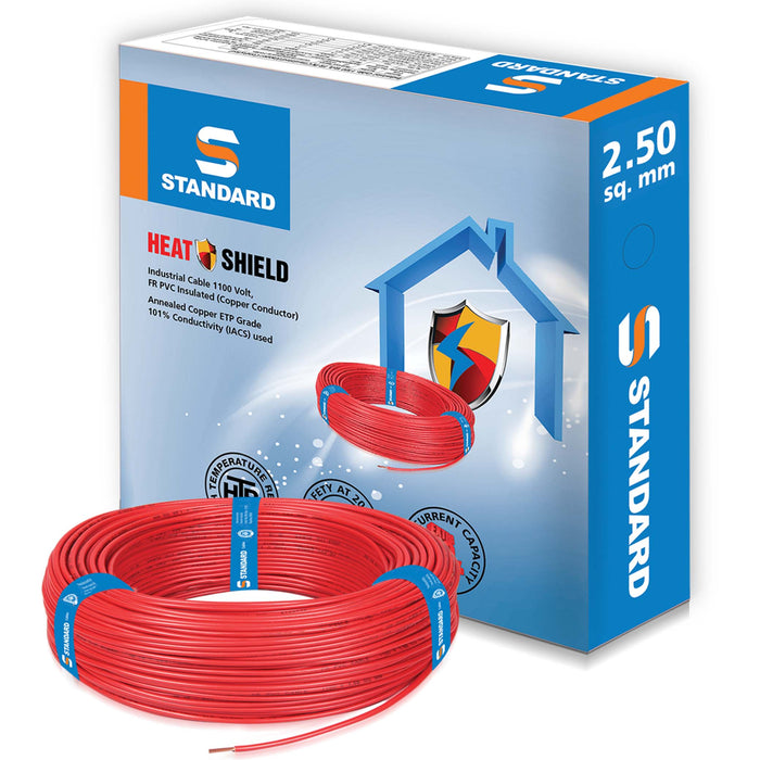 STANDARD WIRE 2.5 MM RED 100 MTR