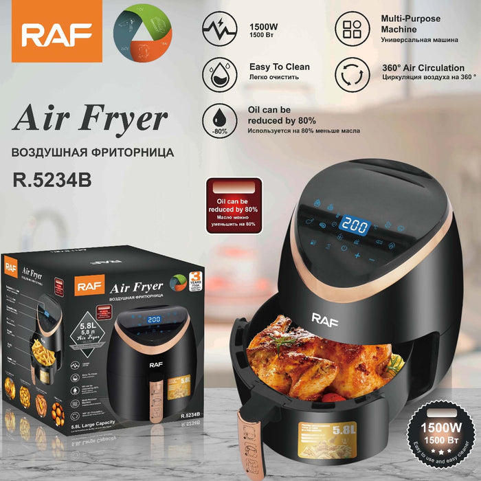 RAF Air Fryer R5234B 5Ltr