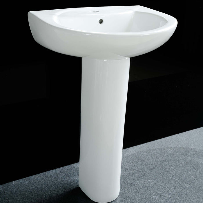 Basin with Pedestal
