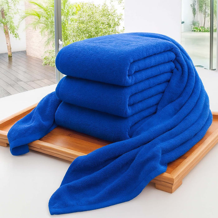 Bath Towel Blue 75x150cm (600)