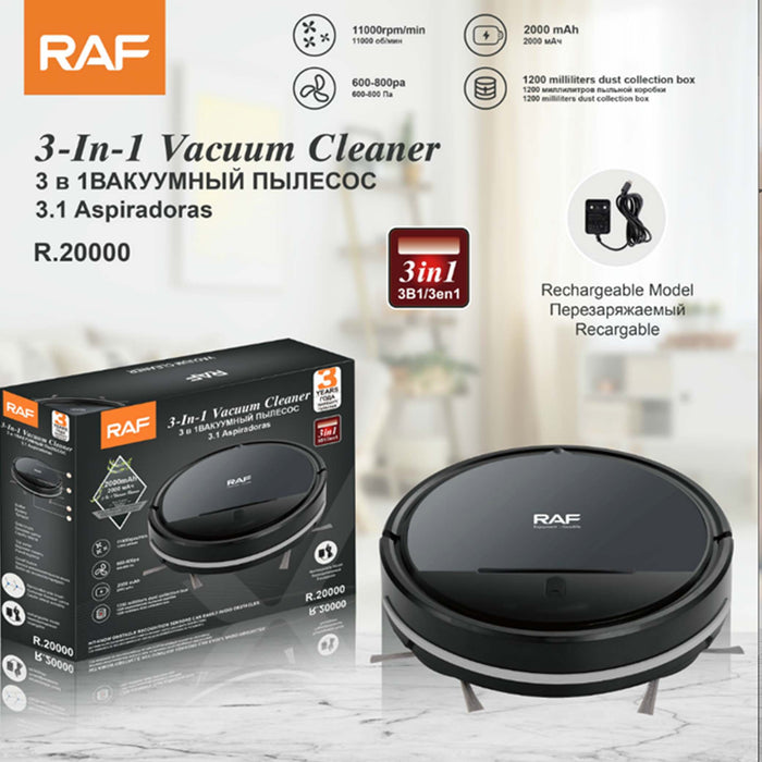 RAF 3 in 1 Robot Vacuum Cleaner R20000