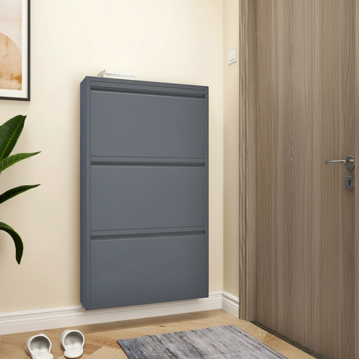 Wall Shoe Rack 3 Layer 1033 Grey