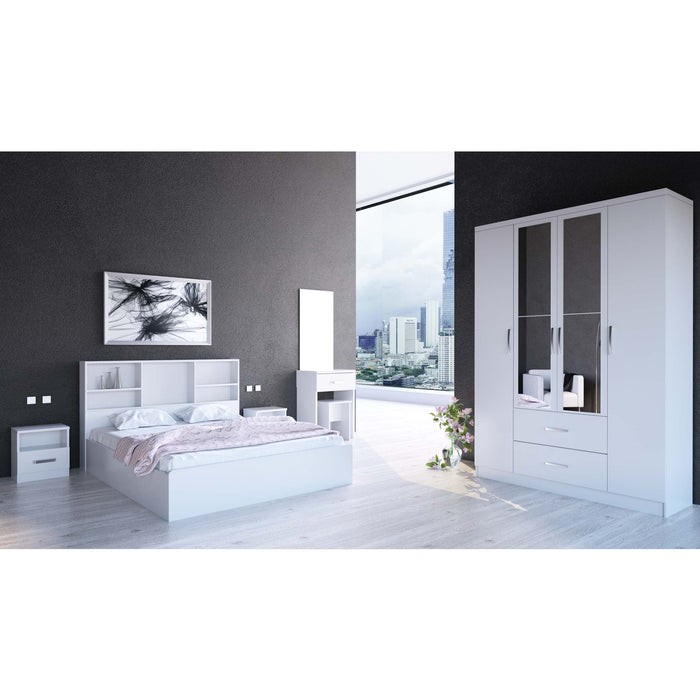 ORC Bedroom Set QUEEN w/4D Wardrobe