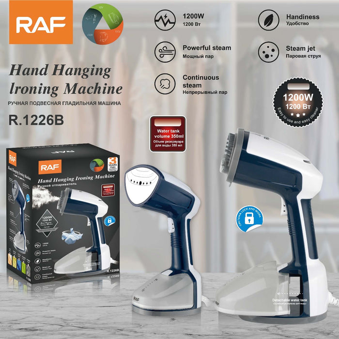 RAF Handheld Garment Steamer With Brush R1226
