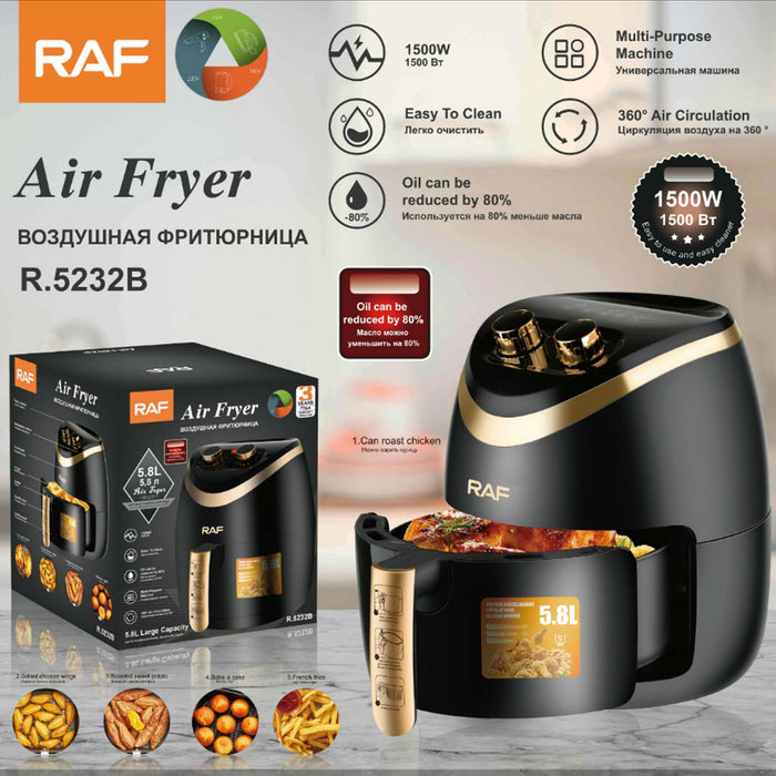 RAF Air Fryer R5232 5.8L