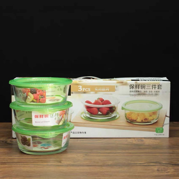 Glass Storage Box Set 3