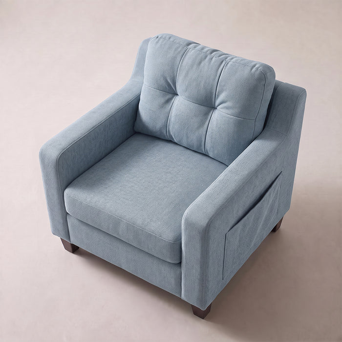 Sofa SET Q-2178 - 123 Seater Dark Slate Gray