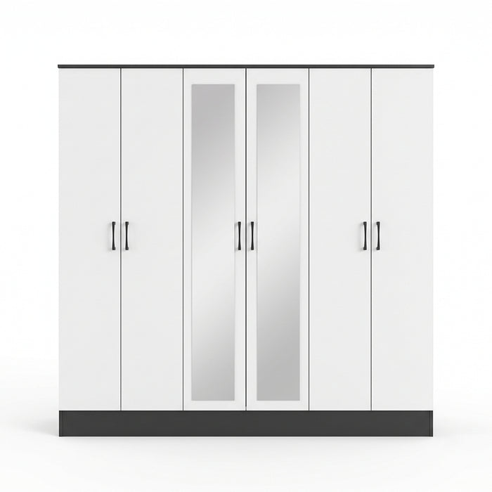 YS Wardrobe 6 Door WD 080624 1600x1900mm