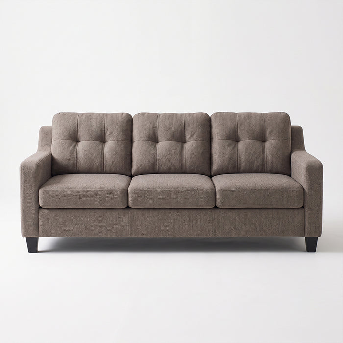 Sofa SET Q-2178 - 123 Seater Dark Grey