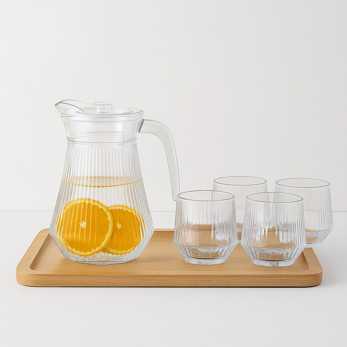 Jug with 4 Glass LJH-5 (Jug 1.2L, Cup 230ml)