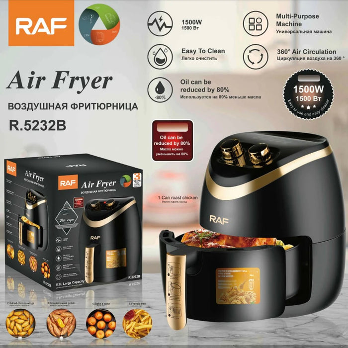RAF Air Fryer R5232B 5.8L
