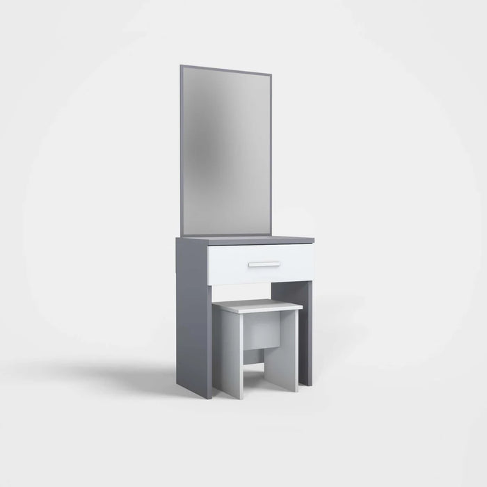 ORC Bedroom Set KING w/4D Wardrobe Grey White