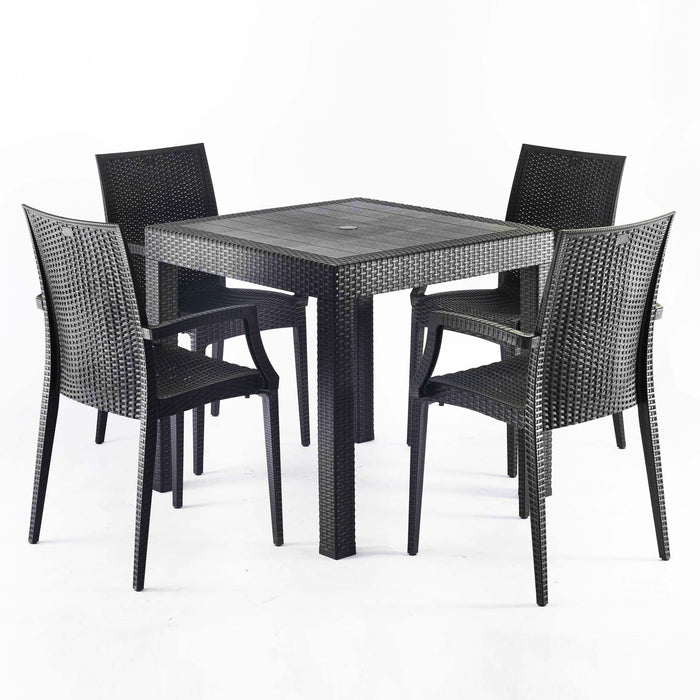 Outdoor Table with Chair (1+4) DT01+DC02