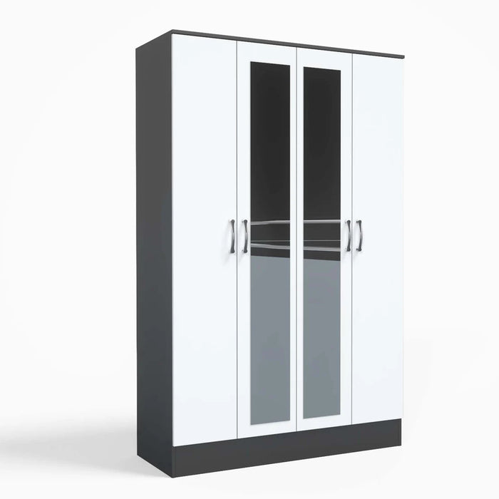 YS Bedroom Set 4 Door Wardrobe QUEEN