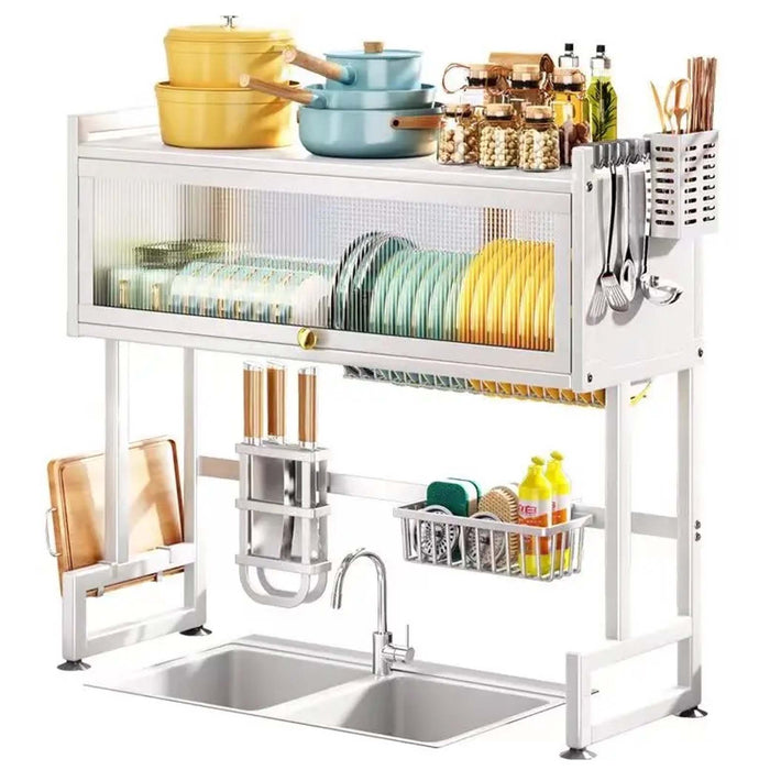 Over Sink Rack White 95cm