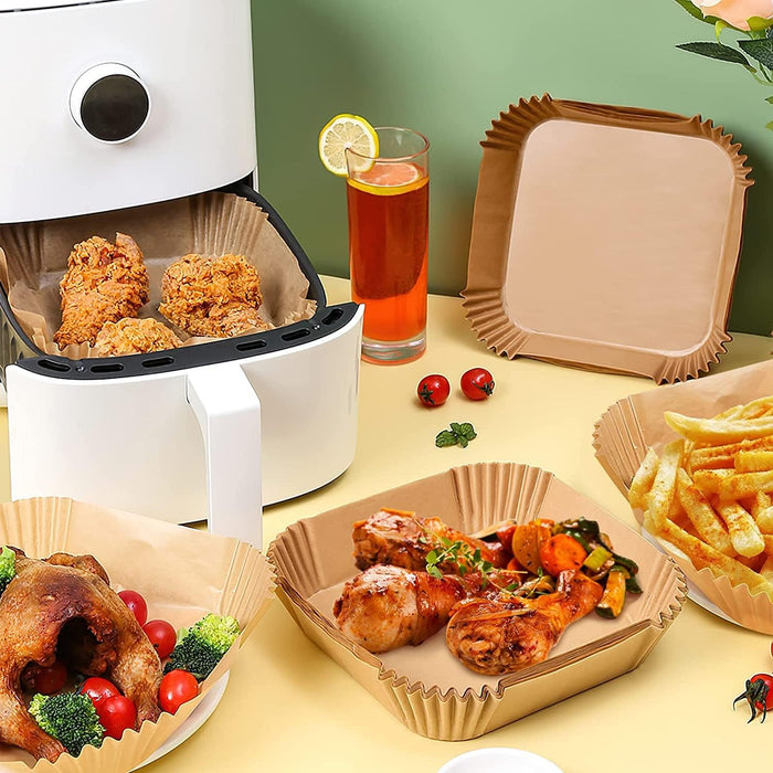 Air Fryer Paper Tray 20x4.5cm (50 Pcs Pack)