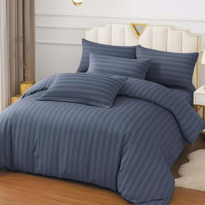 Bedsheet King with Quilt Cover (7 PCS)
