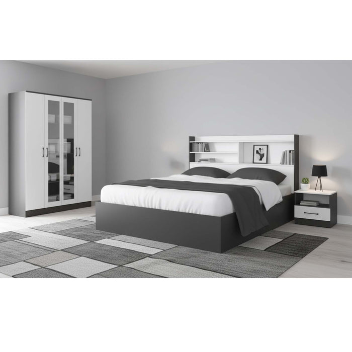 YS Bedroom Set (3Pcs) 4 Door KING