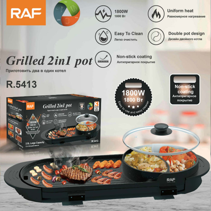 RAF Griller 2 in 1 Pot R5413