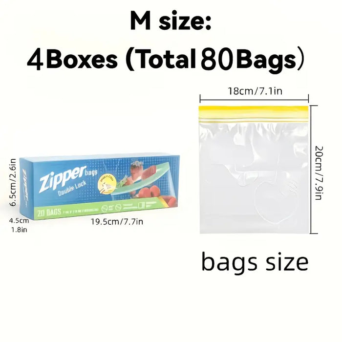 Zip Bag 18x20cm 20 Pcs