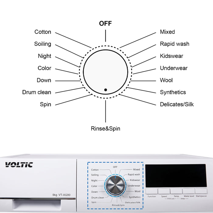 Voltic Washing Machine VT-XG90 9kg