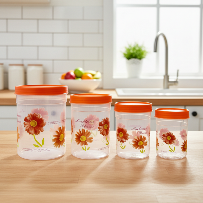 Food Container 91-2127-1 (4 Pcs)