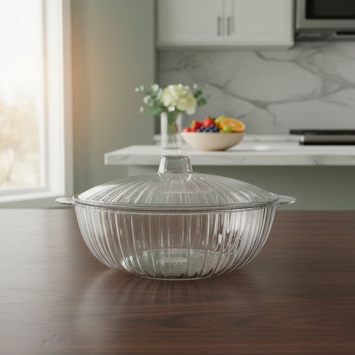 Plastic Bowl w/Lid 1014-2 19cm