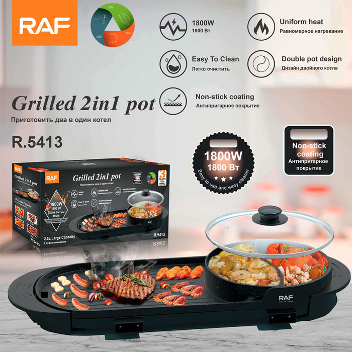 RAF Griller 2 in 1 Pot R5413