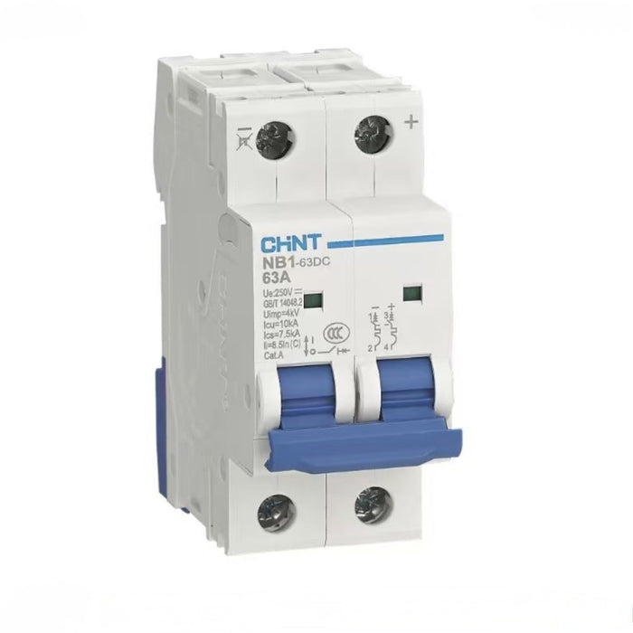 Chint DC Breaker 550v NB1-63DC 2P C40A DC500V 6kA(R)