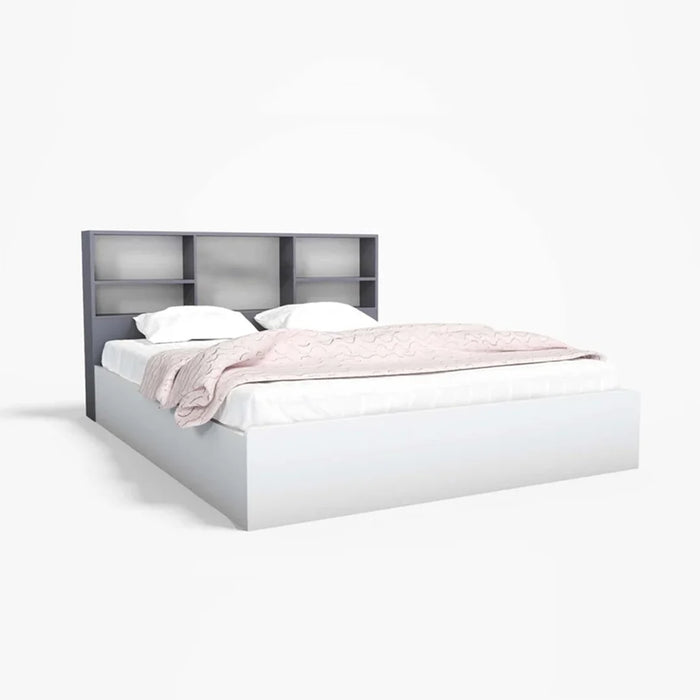 ORC Bedroom Set KING w/5D Wardrobe Grey White