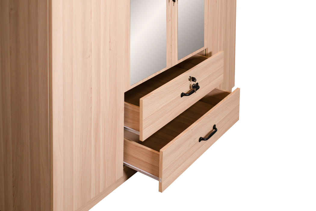 ORC Wardrobe with Mirror ORC 2019++ Winter Maple