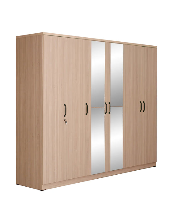ORC Bedroom Set KING w/6D Wardrobe Winter Maple