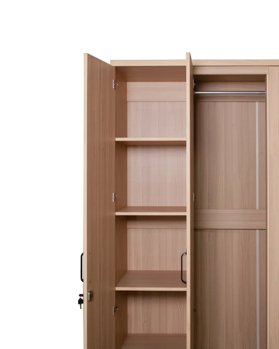 ORC Bedroom Set KING w/6D Wardrobe Winter Maple