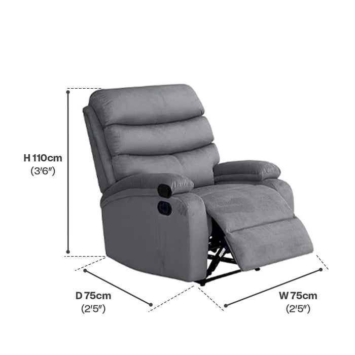 Recliner Sofa 8018 1 Seater