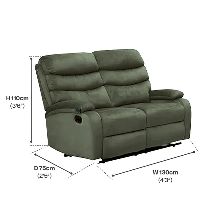 Recliner Sofa SET 8018 - 123 Brown