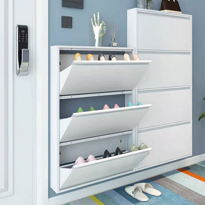 Wall Shoe Rack 3 Layer 1035 White