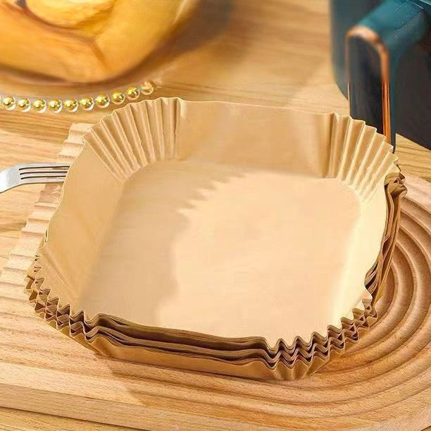 Air Fryer Paper Tray 20x4.5cm (50 Pcs Pack)