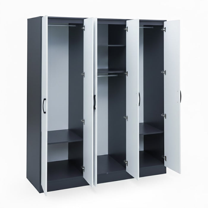 YS Bedroom Set 6 Door Wardrobe DOUBLE