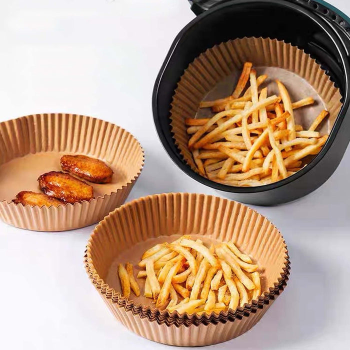 Air Fryer Paper Tray 20x4.5cm (100 Pcs Pack)